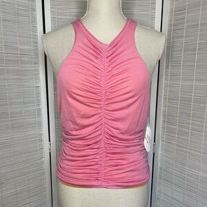 Pilcro Reversible Ribbed Tank Top Orange Pink Size M New without Price Tag